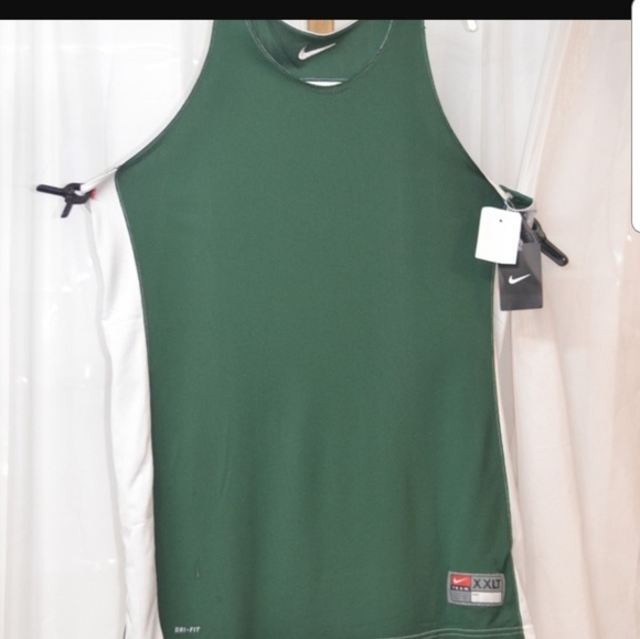 nike women's green tank top basketball NWT sz xxl - Picture 2 of 8